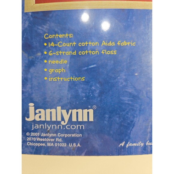 Vintage NEW Janlynn Suzy's Zoo Bears of Duckport Cross Stitch Kit Kids Room 2001 - Picture 4 of 8